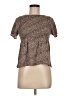 Urban Romantics 100% Rayon Brown Short Sleeve Blouse Size M - photo 1
