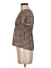 Urban Romantics 100% Rayon Brown Short Sleeve Blouse Size M - photo 5
