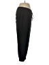 Ann Taylor 100% Polyester Solid Black Track Pants Size L - photo 4
