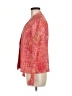 Sigrid Olsen 100% Silk Paisley Pink Silk Blazer Size M - photo 5