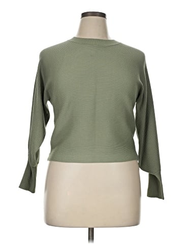 Pink Rose Pullover Sweater (view 1)