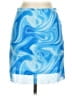 Shein 100% Polyester Tie-dye Blue Casual Skirt Size 4 - photo 1