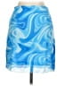 Shein 100% Polyester Tie-dye Blue Casual Skirt Size 4 - photo 2