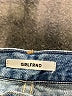 GRLFRND 100% Cotton Hearts Blue Jeans Size 24 waist - photo 4