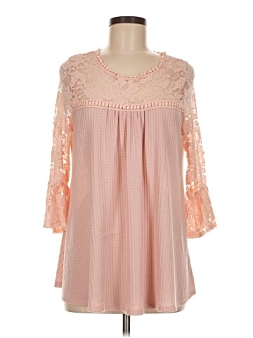 Lovely Melody 3/4 Sleeve Blouse (view 1)