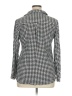 Big Dart 100% Viscose Houndstooth Silver Long Sleeve Blouse Size UK 20 / US 16 - photo 2