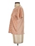 J.Crew 100% Cotton Metallic Orange Short Sleeve Top Size S - photo 5