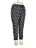 Forever 21 Plus 100% Rayon Print Black Leggings Size 1X - photo 1
