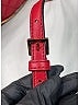 Versace 100% Lambskin Red Leather Satchel One size - photo 6