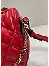 Versace 100% Lambskin Red Leather Satchel One size - photo 12