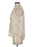 David Lerner 100% Polyester Tan Sleeveless Blouse Size XS - photo 5