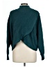 Express Solid Teal Turtleneck Sweater Size L - photo 2