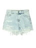 Zara Blue Denim Shorts Size 0 - photo 1