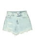 Zara Blue Denim Shorts Size 0 - photo 1