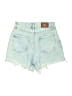 Zara Blue Denim Shorts Size 0 - photo 2