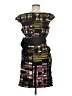 Corey P. Graphic Color Block Plaid Multi Color Black Cocktail Dress Size 6 - photo 2