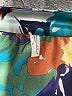 M by M. Kalan 100% Polyester Teal Purple Short Sleeve Blouse Size S - photo 7