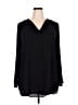 Pure Energy 100% Polyester Black 3/4 Sleeve Blouse Size 2X - photo 1