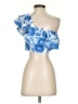 Shein 100% Polyester Blue Tank Top Size 4 - photo 2