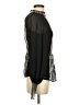 Karen Millen 100% Polyester Silver Long Sleeve Turtleneck Size 2 - photo 4