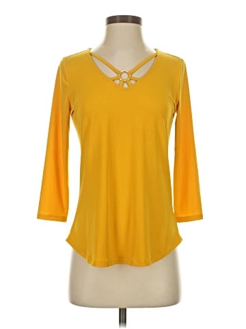 Thalia Sodi 3/4 Sleeve Top (view 1)