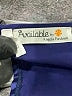 Assorted Brands 100% Polyester Blue Purple 3/4 Sleeve Blouse Size XL - photo 7