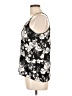 Pink Rose 100% Polyester Black Sleeveless Blouse Size L - photo 5