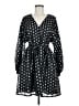 a loves a 100% Polyester Stars Black Casual Dress Size M - photo 1