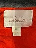 Deletta Orange Sleeveless Top Size XS - photo 7