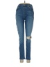 AGOLDE Hearts Blue Jeans Size 28 waist - photo 1