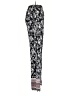 Timing 100% Rayon Paisley Black Casual Pants Size XS - photo 4