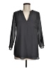Fab'rik 100% Polyester Gray Long Sleeve Blouse Size M - photo 1