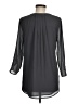 Fab'rik 100% Polyester Gray Long Sleeve Blouse Size M - photo 2