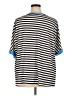 Unbranded Stripes Black Short Sleeve Top Size XL - photo 2