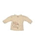 Gerber 100% Cotton Tan Long Sleeve Top Size Preemie - photo 1