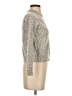 Aqua Animal Print Silver Turtleneck Sweater Size S - photo 4