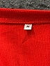 Unbranded Red Long Sleeve Henley Size M - photo 7