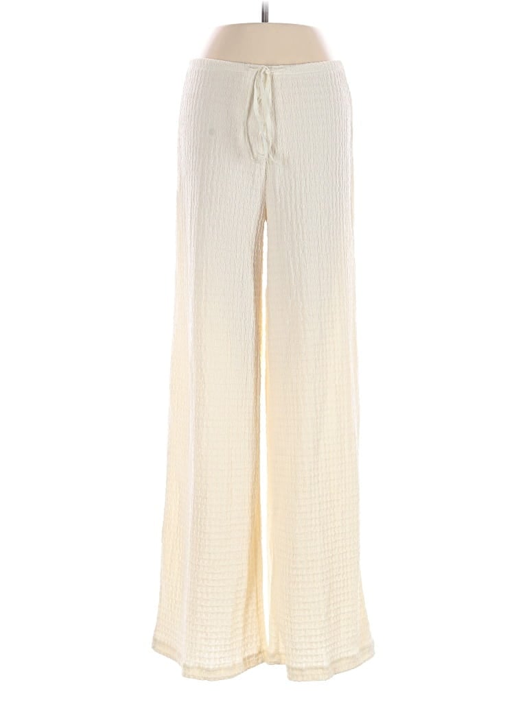 Zara Casual Pants In White