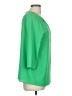 Everly 100% Polyester Green 3/4 Sleeve Blouse Size M - photo 4