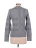 Burberry Checkered-gingham Gray Wool Pullover Sweater Size M - photo 2
