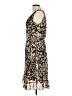 Studio 1 100% Polyester Animal Print Brown Cocktail Dress Size 10 - photo 5