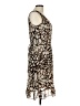 Studio 1 100% Polyester Animal Print Brown Cocktail Dress Size 10 - photo 4