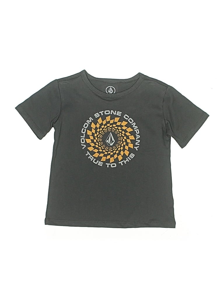 Pre-owned Volcom Kids' Short Sleeve T-shirt In Gray