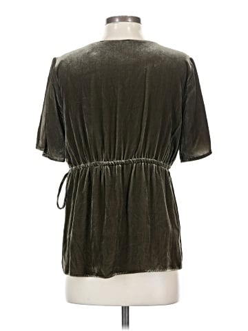 Ecru Short Sleeve Blouse (view 2)