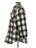 Unbranded 100% Polyester Plaid Gray Coat Size L - photo 5