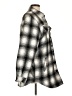 Unbranded 100% Polyester Plaid Gray Coat Size L - photo 4