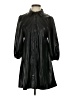 Zara 100% Polyurethane Black Casual Dress Size XS - photo 1