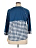 Ruby Rd. Blue 3/4 Sleeve Top Size XL (petite) - photo 2