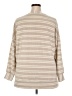 Gilli Stripes Tan Pullover Sweater Size 2X - photo 2
