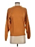 Crystal 100% Acrylic Solid Orange Turtleneck Sweater Size S - photo 1